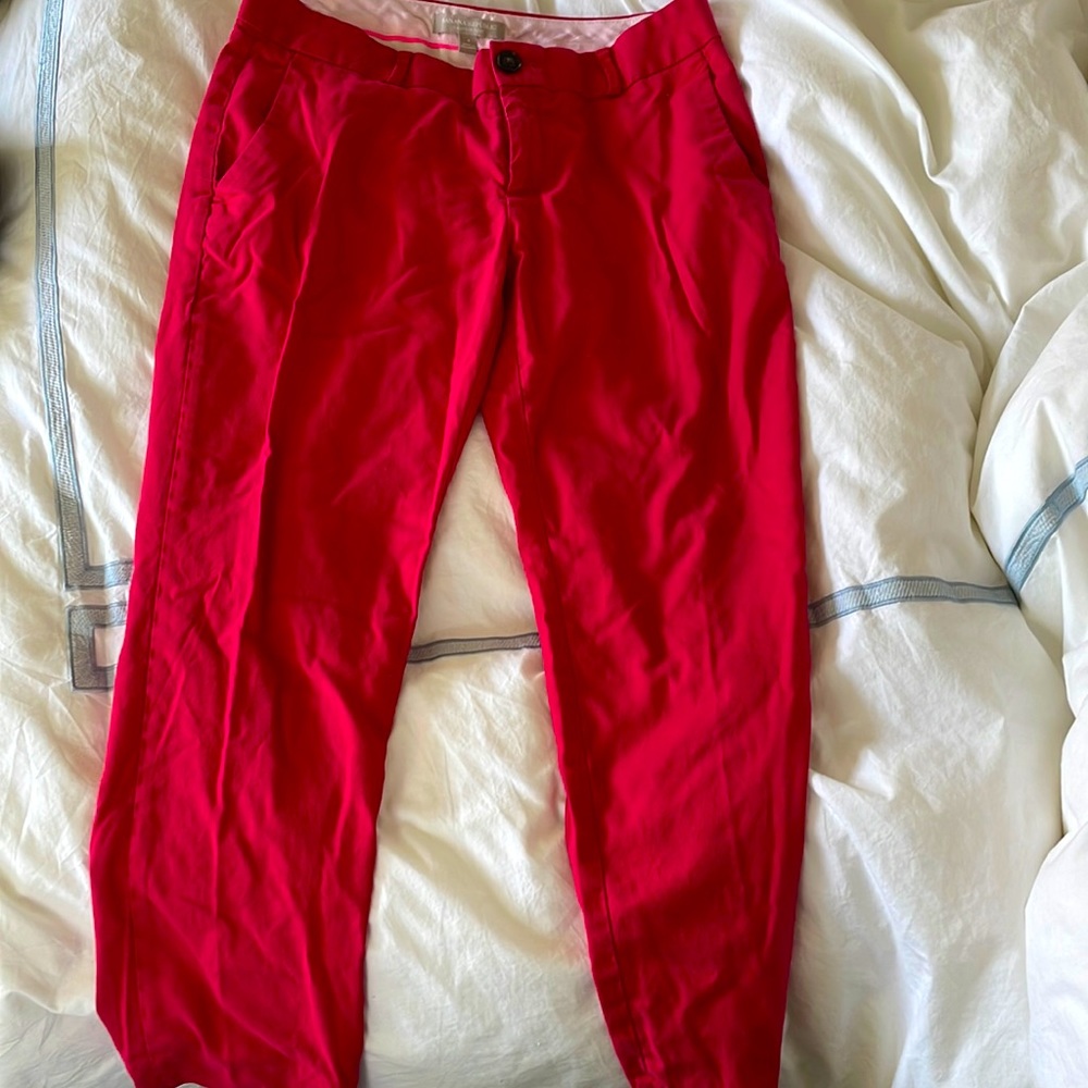 Banana Republic Bright Red Capris